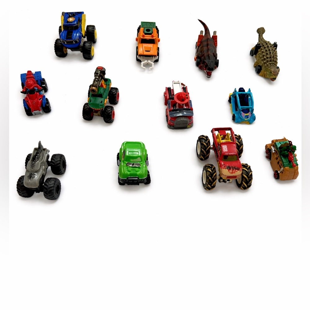 Kids Toy Vehicle Bundle Monster Trucks Cars
